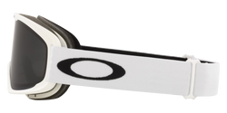 Oakley O-Frame 2.0 Pro Goggles - Frame: Matte White, Lens: Dark Grey