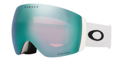 Oakley Flight Deck Pro Goggles - Frame: Matte White, Lens: Prizm Snow Sapphire Iridium + Bonus Sage Gold Iridium