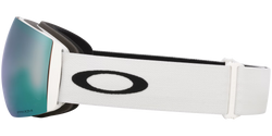 Oakley Flight Deck Pro Goggles - Frame: Matte White, Lens: Prizm Snow Sapphire Iridium + Bonus Sage Gold Iridium