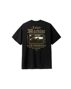 Loser Machine Velley Centre Heavyweight Tee - Black