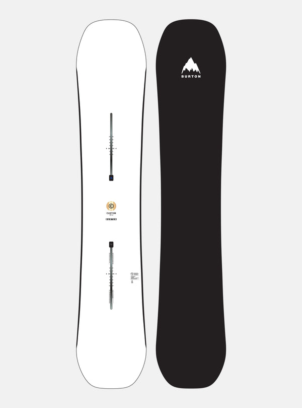 Burton Custom Flying V Snowboard - White - Artavi Skate & Snow Burton Custom Flying V Snowboard - White - Artavi Skate & Snow