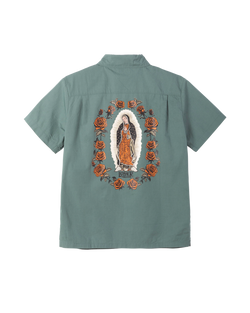 Loser Machine Guadalupe Button Up Workshirt - Green