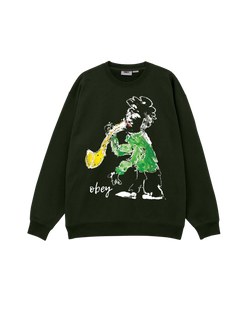 Obey Jazz Player Crew Neck