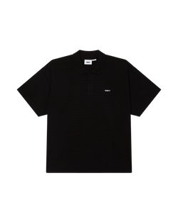Obey Bold Polo Shirt - Pigment Black