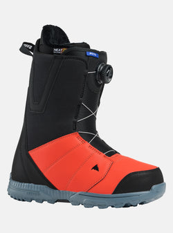 Burton Moto BOA Boot - Black/Fiesta Red 25/26