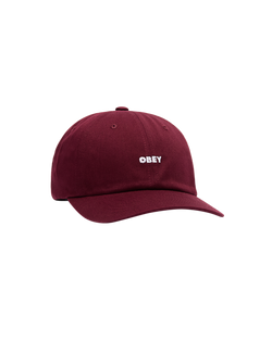 Obey Bold Curve 6 Panel Strapback - Port