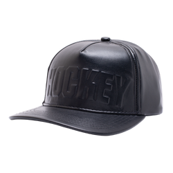 Hockey Embossed Leather Hat