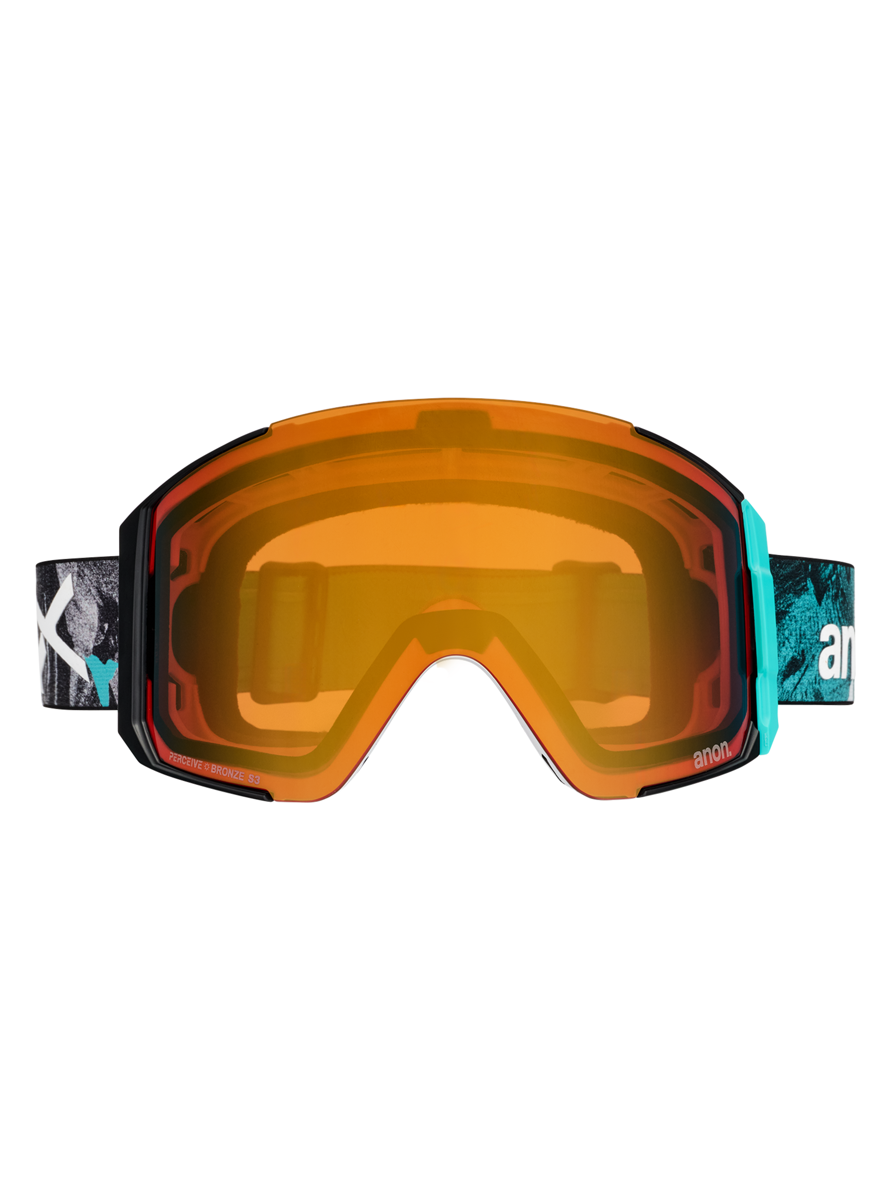 Anon Sync Goggles + Bonus Lens MFI Face Mask - Frame: Grunge, Lens: Pe ...