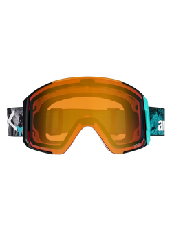 Anon Sync Goggles + Bonus Lens MFI Face Mask - Frame: Grunge, Lens: Perceive Sunny Bronze