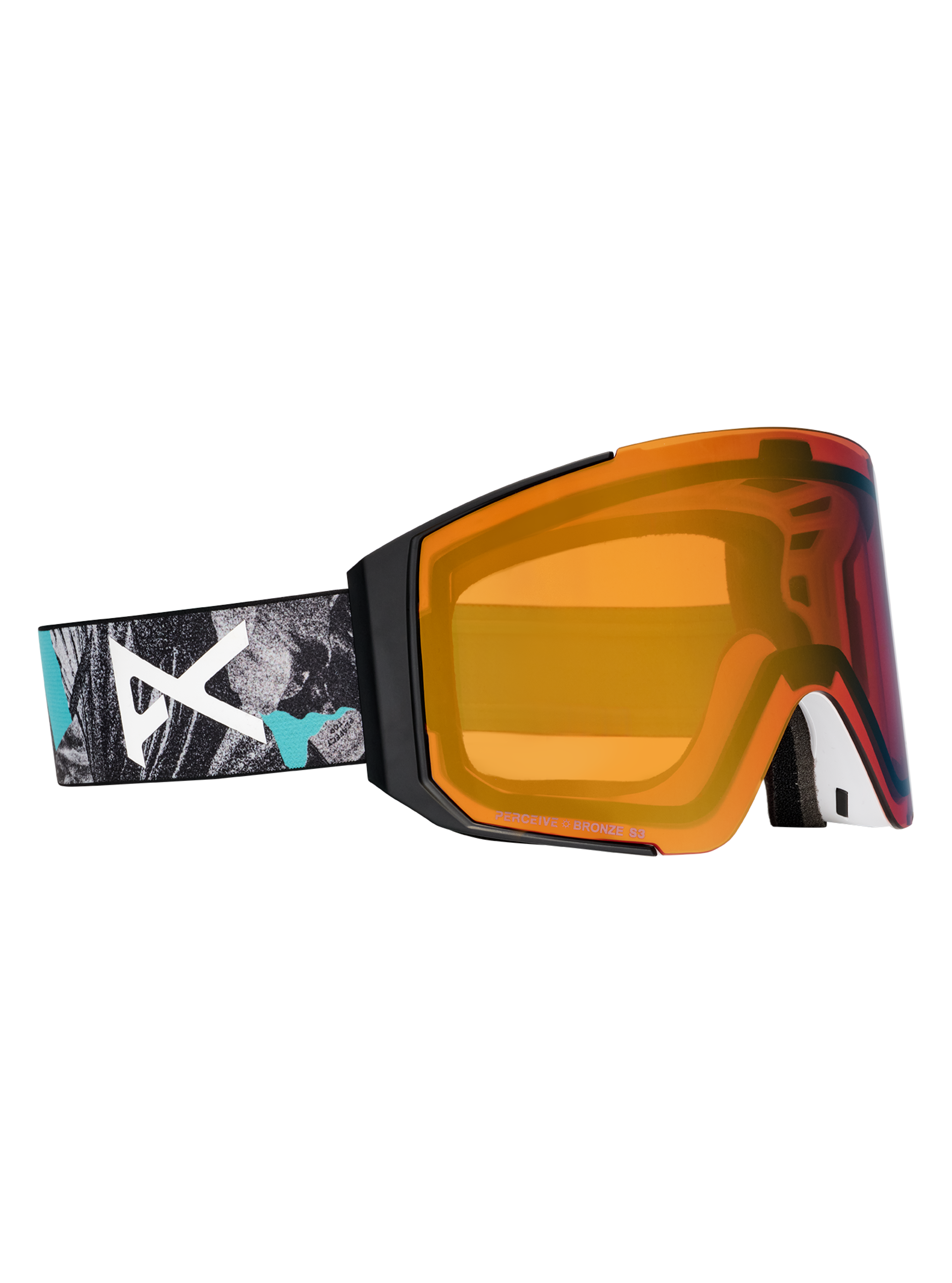 Anon Sync Goggles + Bonus Lens MFI Face Mask - Frame: Grunge, Lens: Pe ...