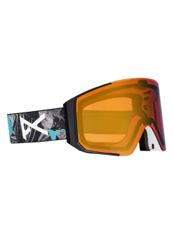 Anon Sync Goggles + Bonus Lens MFI Face Mask - Frame: Grunge, Lens: Perceive Sunny Bronze