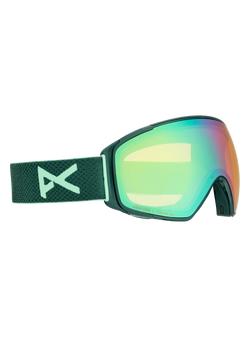 Anon M4 Toric Goggles + Bonus Lens MFI Face Mask - Frame: Brunswick Green, Lens: Perceive Variable Green