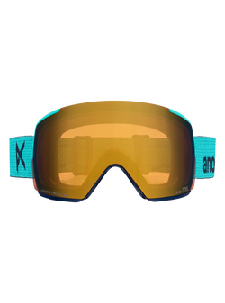 Anon M5 Goggles + Bonus Lens MFI Face Mask - Frame: Marine, Lens: Perceive Sunny Bronze