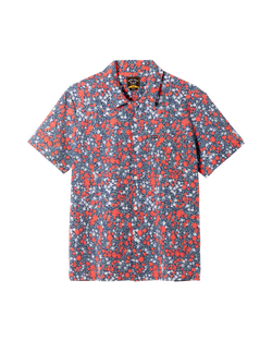 Dark Seas Wilhart Shirt - Navy/Red