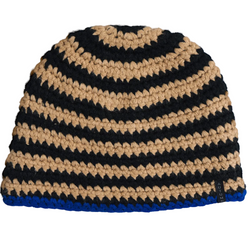 Autumn Crochet Beanie - Black