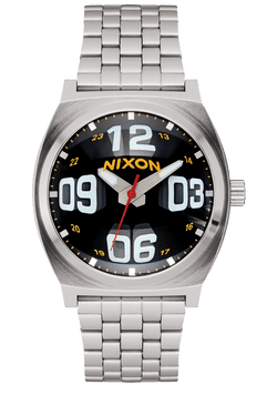 Nixon Time Teller Fisheye Watch Silver / Black