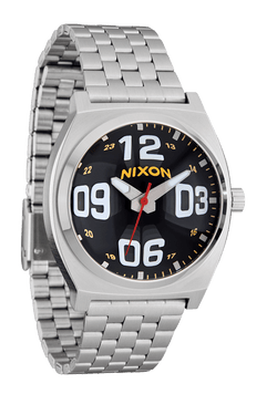 Nixon Time Teller Fisheye Watch Silver / Black