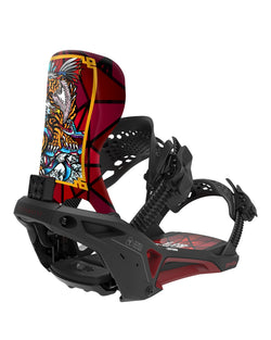 Bent Metal Lightning Supermatic Unisex Binding - Black/Red 26/27