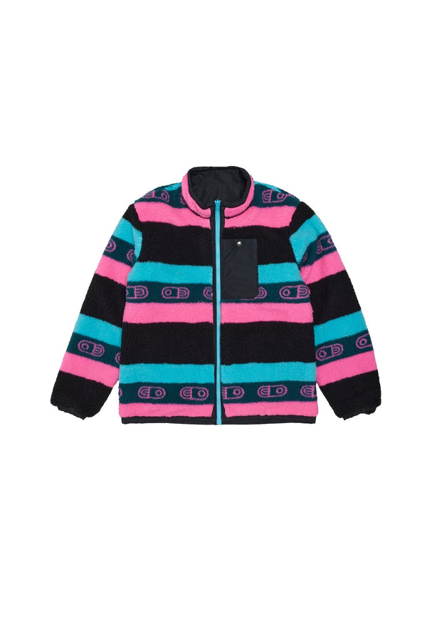 Airblaster Double Puff Jacket - Hot Big Stripe - Artavi Skate & Snow