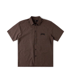 Former Vivian Check Button Up Shirt - Brown