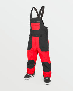 Volcom Rain Gore-Tex Bib Overalls - Crimson