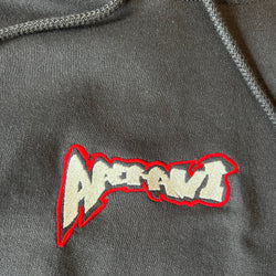 Artavi Tag Embroidered Hoodie - Black