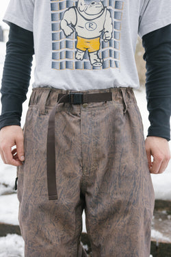 686 Dojo Shell Pant - Brown Crinkle Wash
