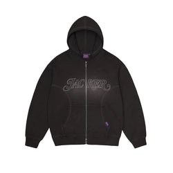Jacker Rough Garment Dyed Premium Zip Hoodie