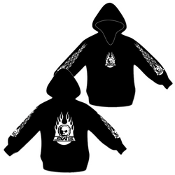 Skull Skates Burnt Fireball Skull Hoodie