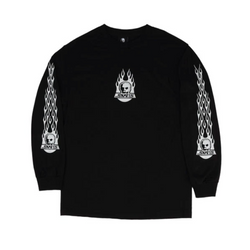 Skull Skates Burnt Fireball Skull Long Sleeve