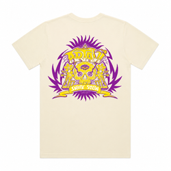 Artavi Stu Art Tee - Cream / Purple / Yellow