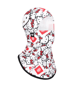 686 Alpha Hinged Balaclava - Hello Kitty White