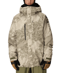 686 Gore-Tex Core Shell Jacket - Limestone Hemisphere Print