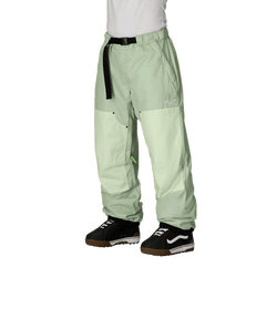 686 x Huf Double H Shell Pant - Green Colorblock