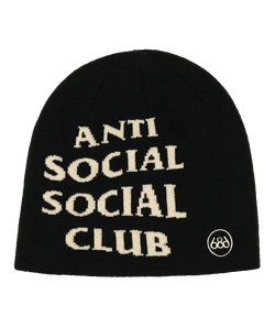 686 x Anti Social Social Club Skully Beanie