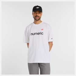 New Balance Numeric Linear Logo Tee - White