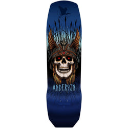 Powell Peralta Andy Anderson Heron Skull Deck Blue 9.13