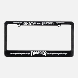 Thrasher Barbed Wire Licence Plate Holder