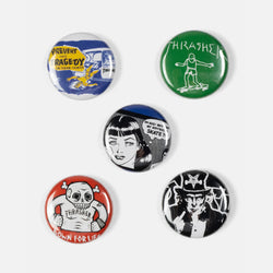 Thrasher Usual Suspects 5 Pack Buttons