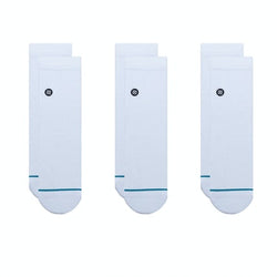 Stance Icon Quarter Sock 3 Pack White