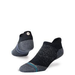 Stance Run Tab Black Sock