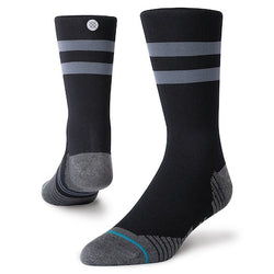 Stance Run Light Crew Black Sock