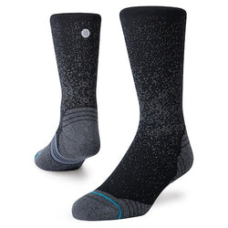 Stance Run Crew Black Sock