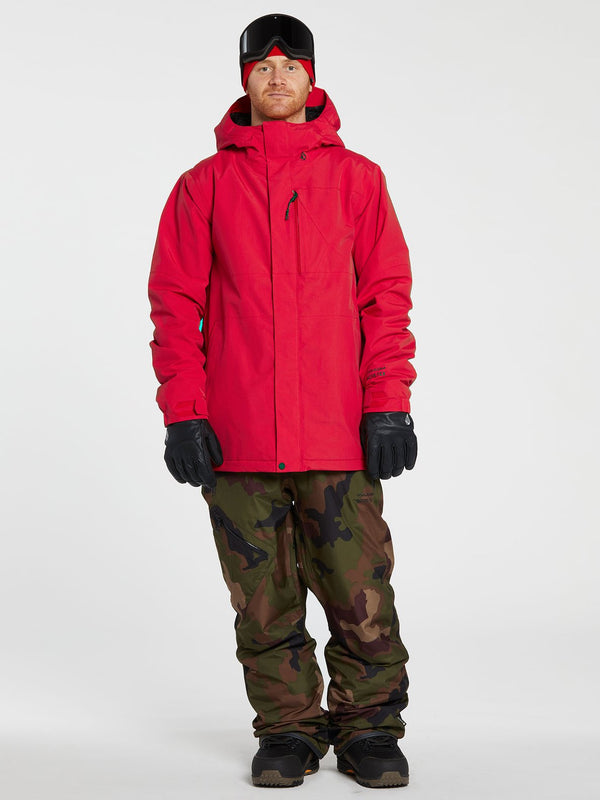 Volcom L Gore-Tex Jacket Red Artavi Skate Snow