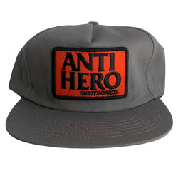 Anti Hero Reserve Patch Snapback - Charcoal/Red